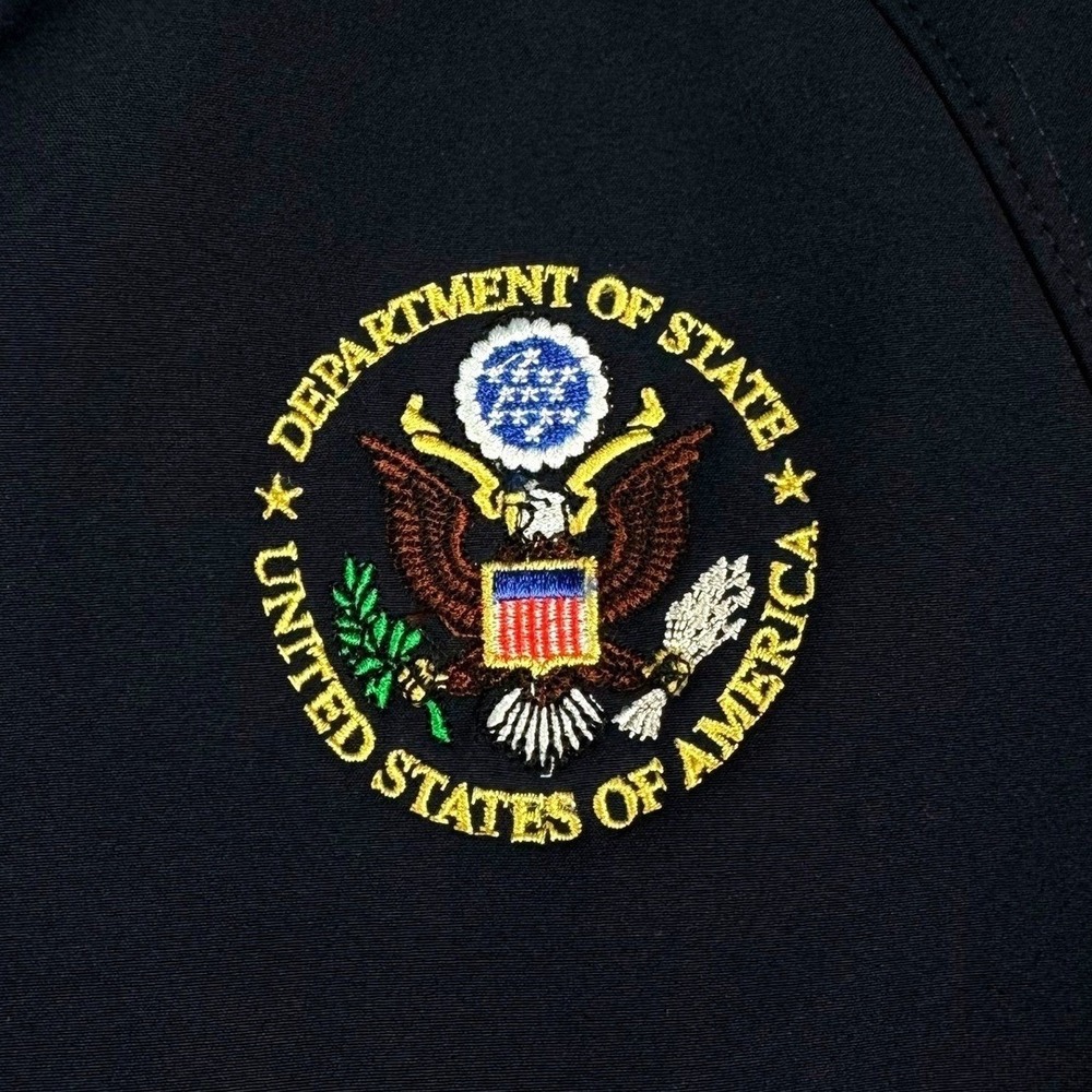Landway US Department of State Softshell Jacket Mens S Navy Gorpcore Federal